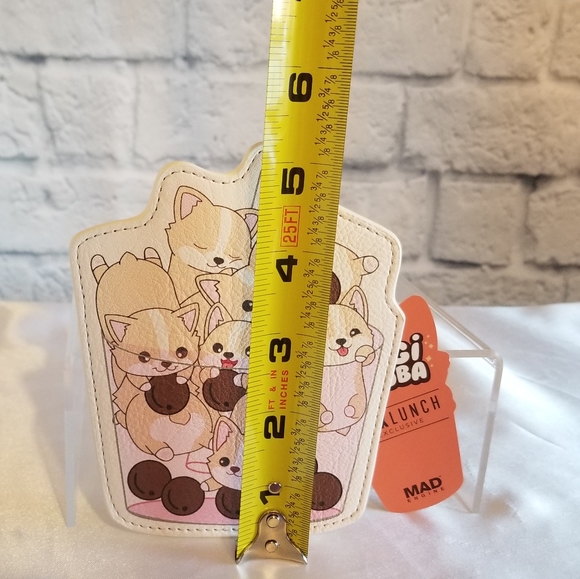 Corgi Puppy Dogs Boba Drink Boxlunch Exclusive Cardholder Wallet New Limited - Picture 12 of 12